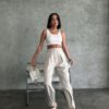 Pantalon Blanc cassé